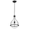 Nuvo Amado 1-Light Pendant 10 in. Matte Black Clear Glass 60/7817 - alternate 6